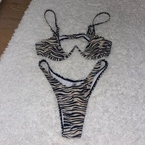 Shein Zebra Bikini